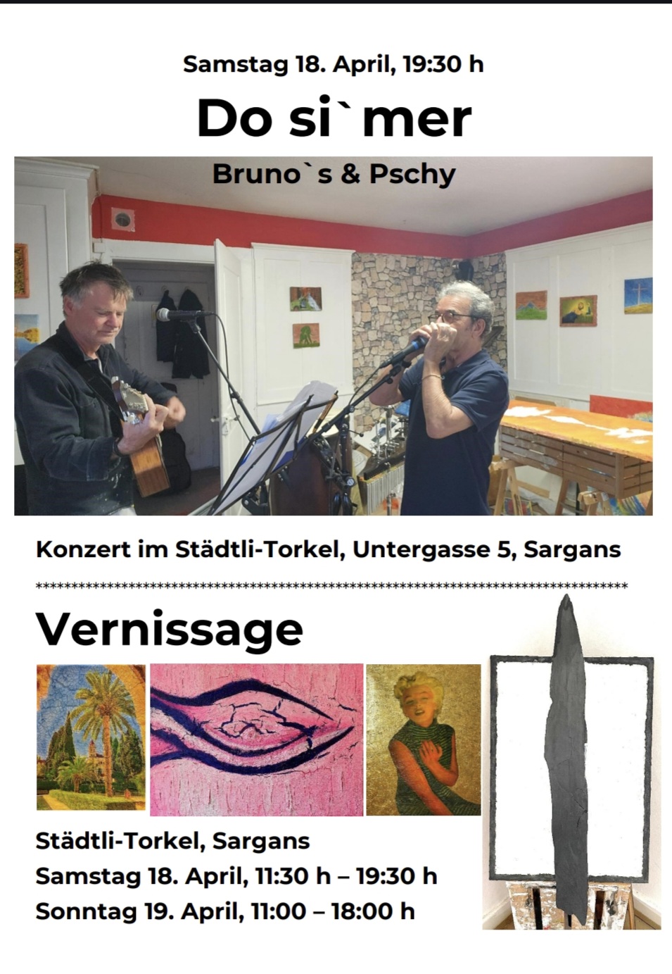18._19.April Konzert u Vernissage